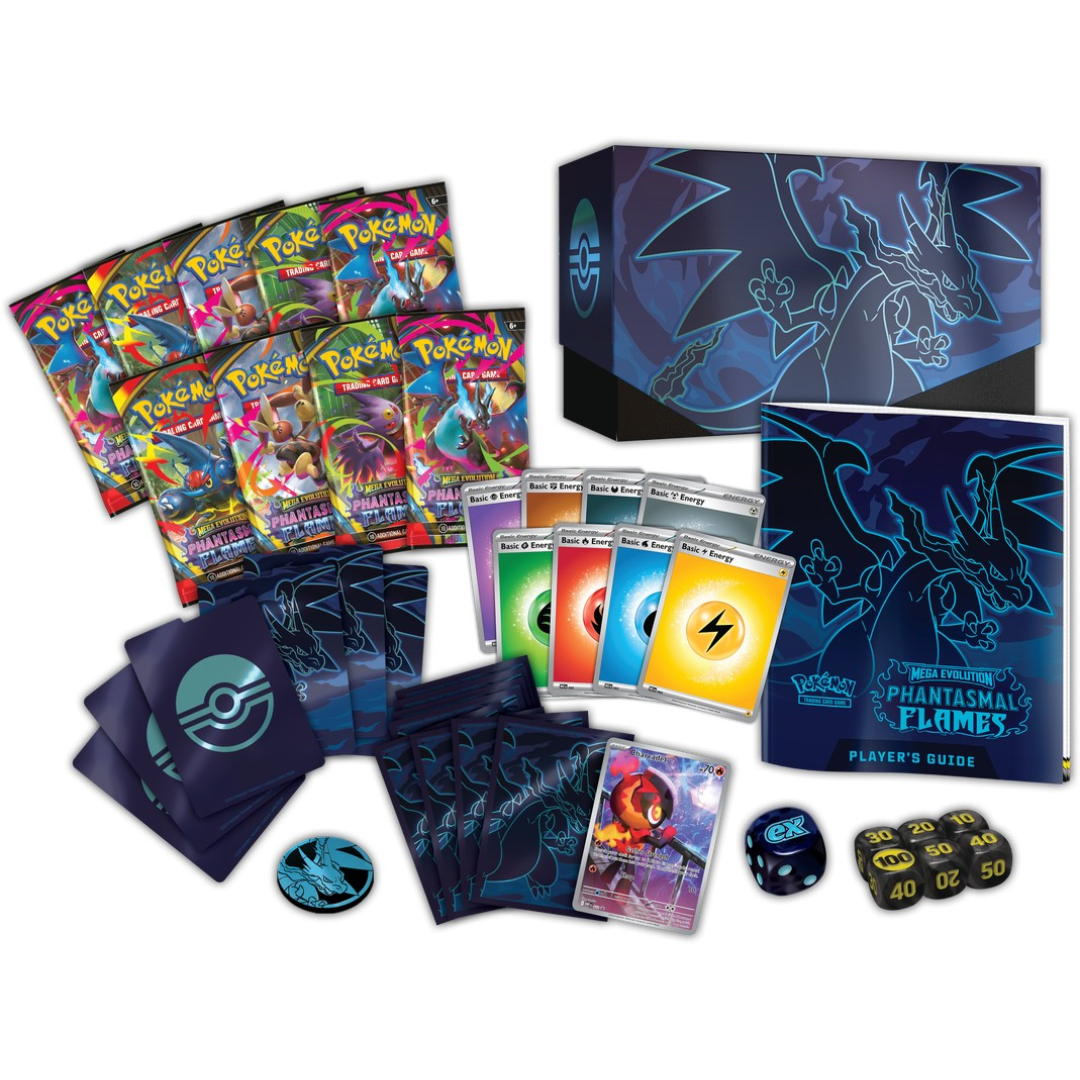 Pokemon Mega Evolutions: Phantasmal Flames Elite Trainer Box
