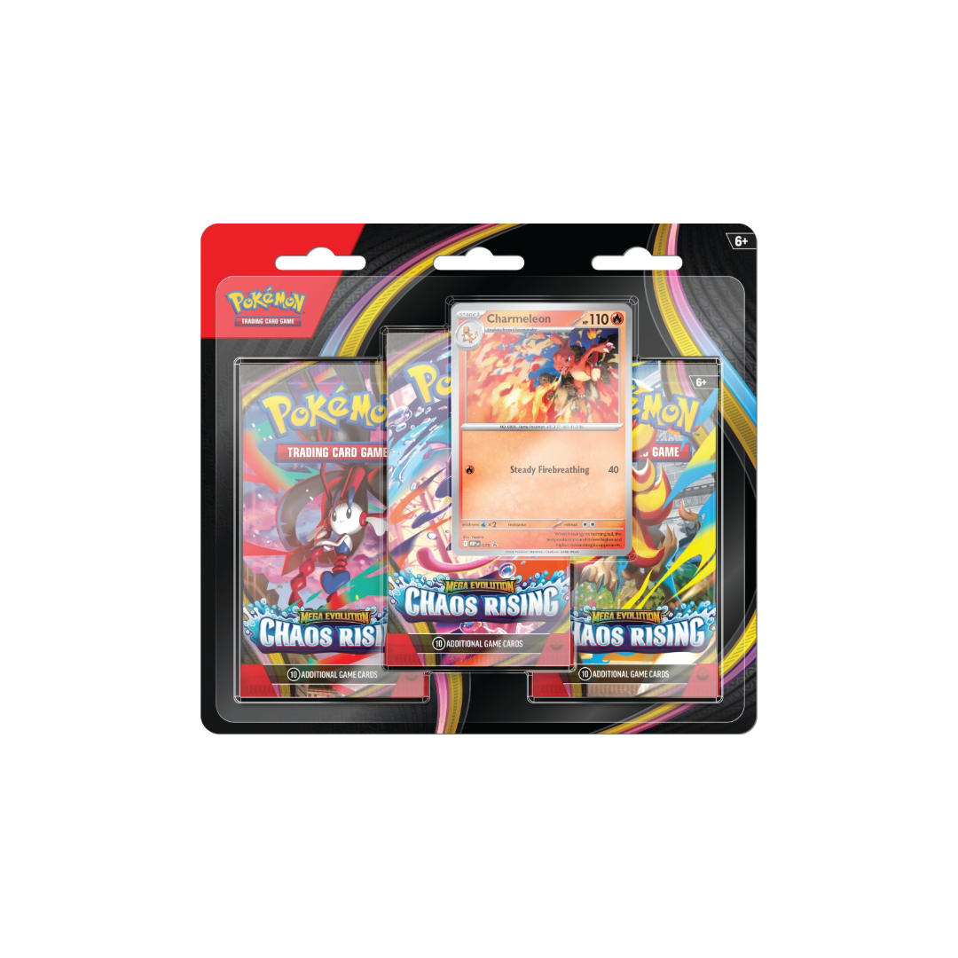 Pokemon Mega Evolutions: Chaos Rising 3-Pack Blister