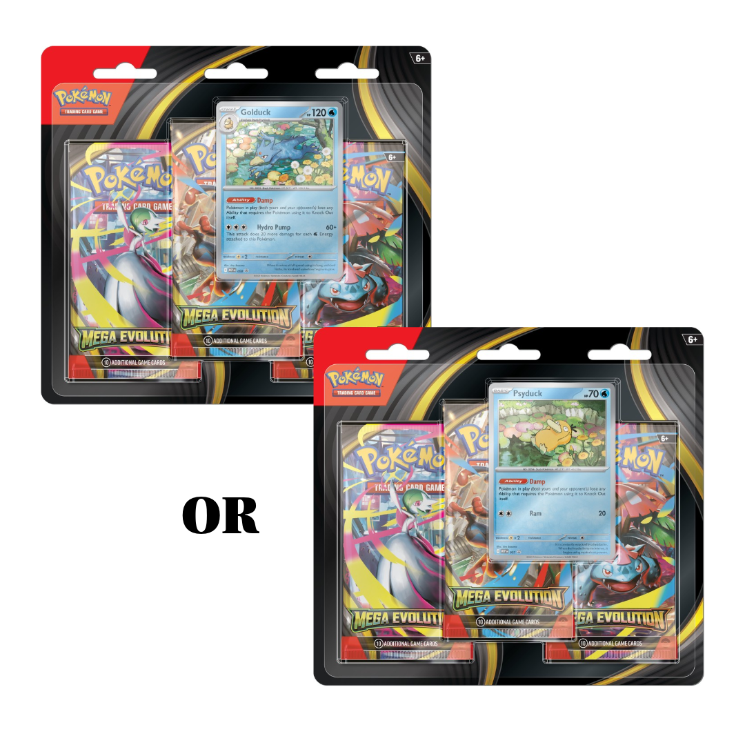 Pokemon: Mega Evolution 3-Pack Blister