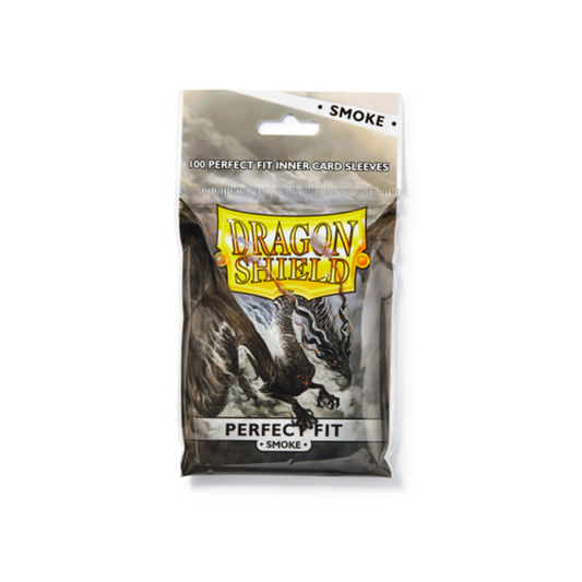 Dragon Shield Sleeves: Perfect Fit Standard - Smoke 100CT