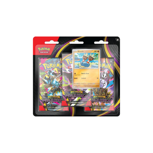 Pokemon Mega Evolutions: Pitch Black 3-Pack Blister