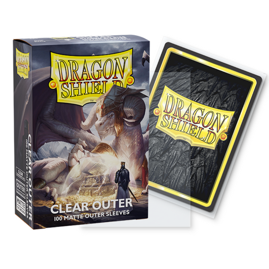 Dragon Shield Sleeves: Outer Sleeves Standard Matte - Clear 100CT
