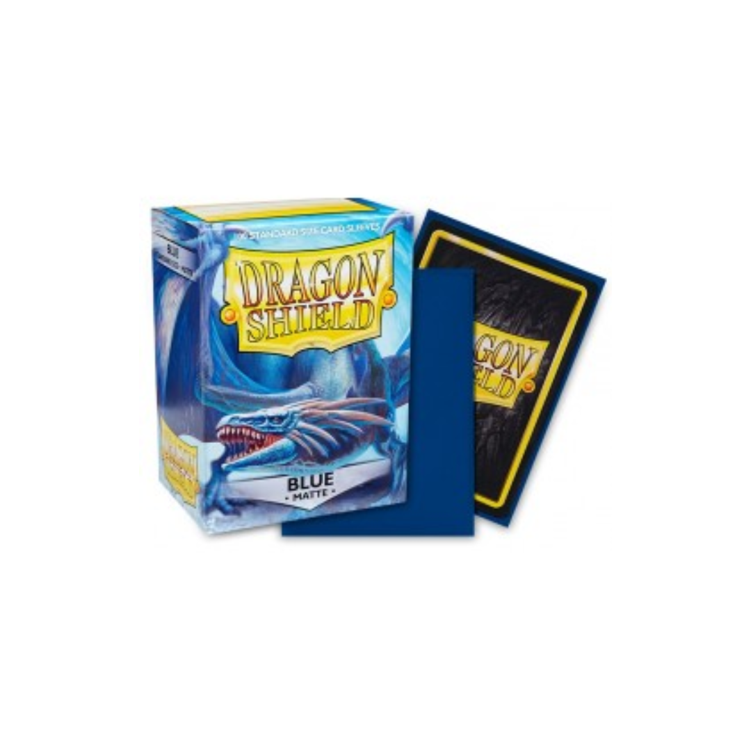 Dragon Shield Sleeves: Standard Matte - Blue 100CT