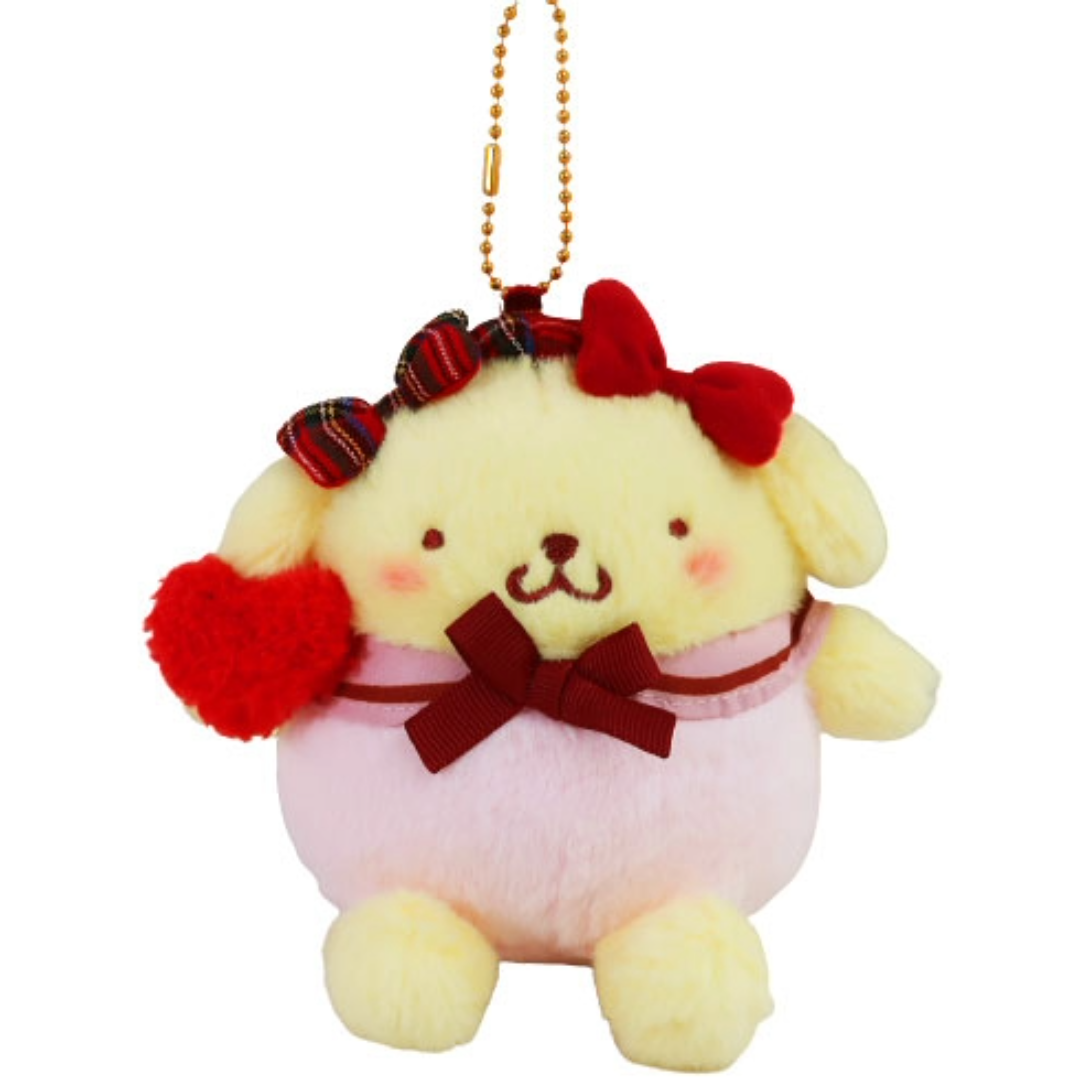 Sanrio Characters Ribbon Love Pom Pom Purin Dangler